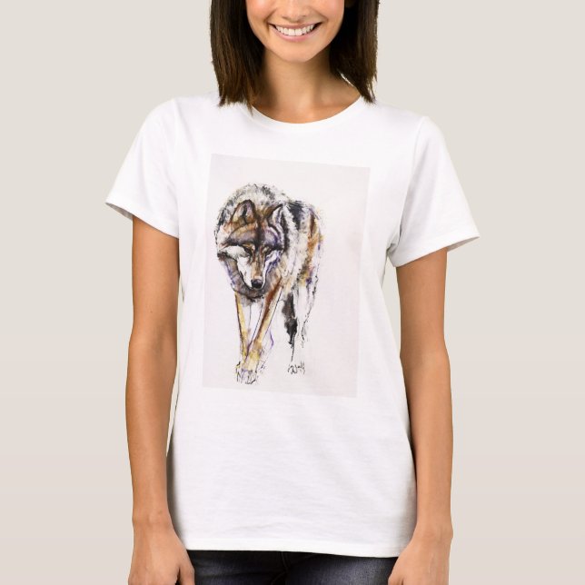 T-shirt Loup européen (Devant)