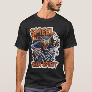 T-shirt Loup-garou de dessin animé humoristique avec SMELL
