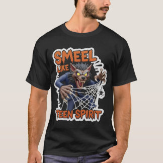 T-shirt Loup-garou de dessin animé humoristique avec SMELL