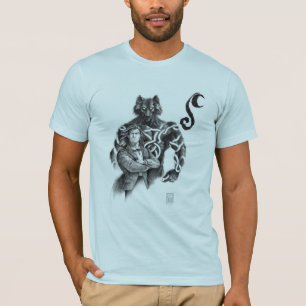 T-shirt Loup-garou de tatouage