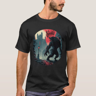 T-shirt Loup-garou éffrayant