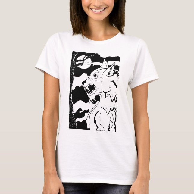 T-shirt Loup Garou (loup-garou) (Devant)