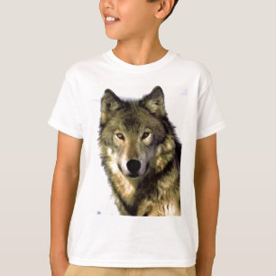 T-shirt Loup gris