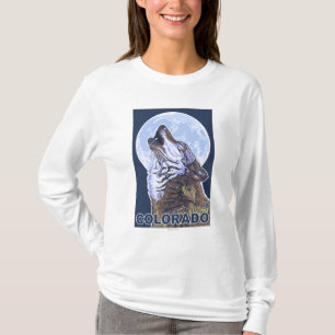 T-shirt Loup gris HowlingColorado
