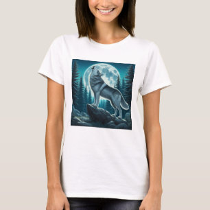 T-shirt Loup hurlant