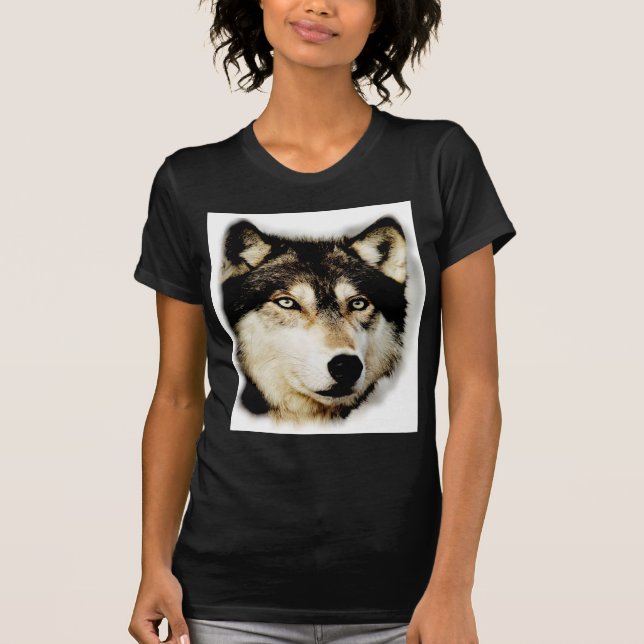 T-shirt Loup motivationnel unique (Devant)