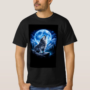 T-shirt Loup mystique hurlant
