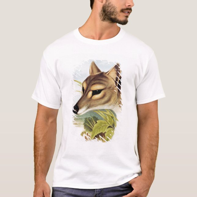 T-shirt Loup ou tigre tasmanien (Devant)