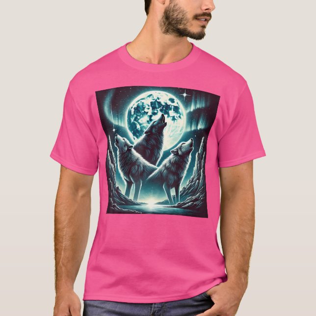 T-shirt Loup pour (Devant)