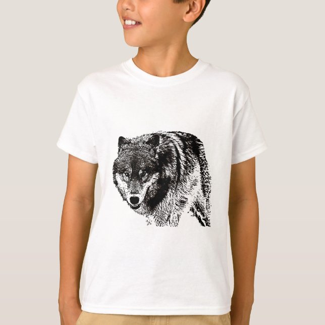 T-shirt Loup sauvage (Devant)
