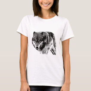 T-shirt Loup sauvage