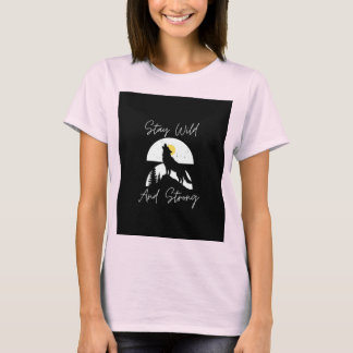 T-shirt Loup Sauvage – Joli Design de Loup