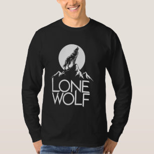 T-shirt Loup solitaire