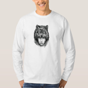 T-shirt Loup solitaire