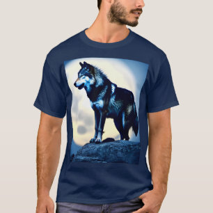 T-shirt Loup solitaire