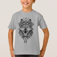 Loup tribal indien
