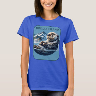 T-shirt Loupe de mer de l'île Kodiak Alaska