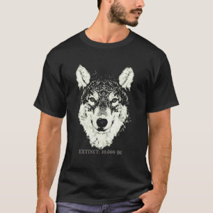 T-shirt Loups terribles éteints en 2025 Loup 10000 avant J