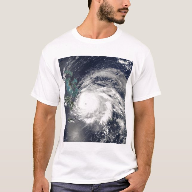 T-shirt L'ouragan Ike sur Cuba, Hispaniola (Devant)