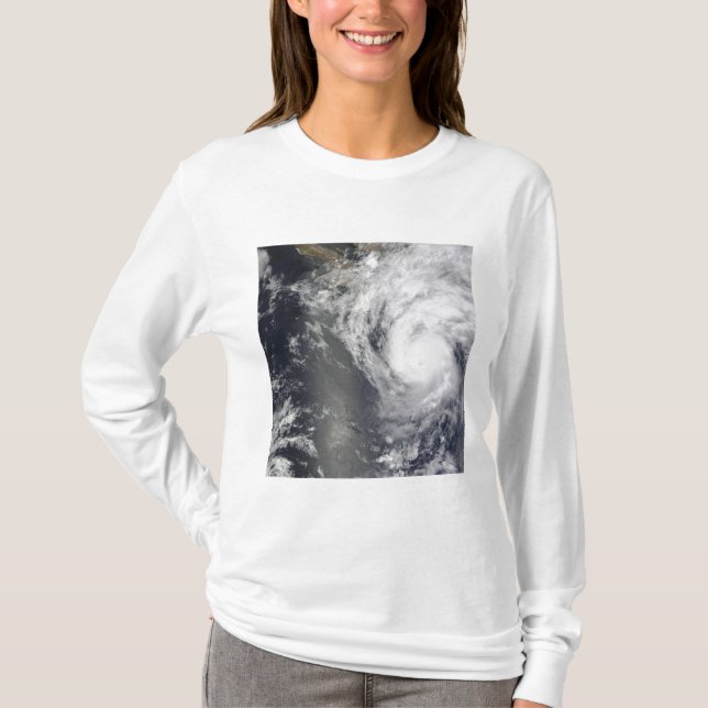 T-shirt L'ouragan Jimena sur la Basse Californie (Devant)