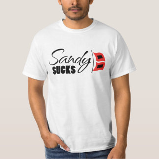 T-shirt L'ouragan Sandy suce !