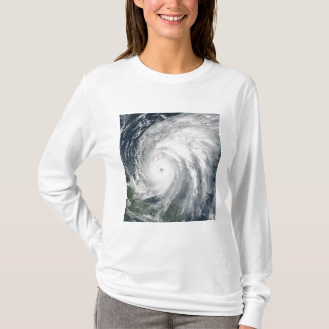 T-shirt L'ouragan Wilma sur le Mexique (Devant)