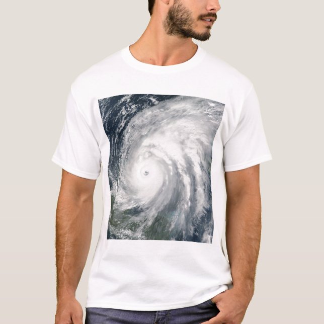 T-shirt L'ouragan Wilma sur le Mexique (Devant)