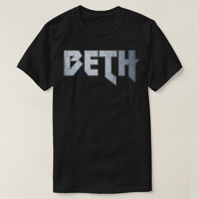 T-shirt Lourd métal Beth (Design devant)