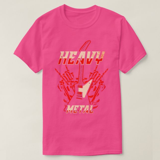 T-shirt Lourd Metal Music 10 (Design devant)