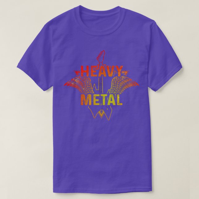 T-shirt Lourde musique métallique 14 (Design devant)