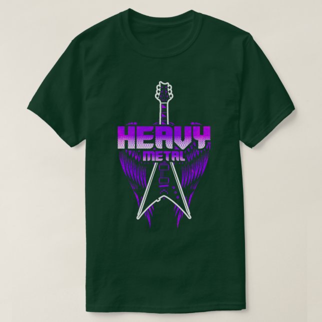 T-shirt Lourde musique métallique 15 (Design devant)