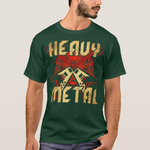 T-shirt Lourde musique métallique 6