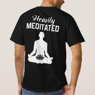 T-shirt Lourdement Méditées - Méditation Drôle & Cadea
