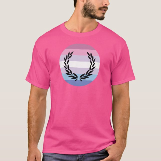 T-shirt lourel bigender (Devant)