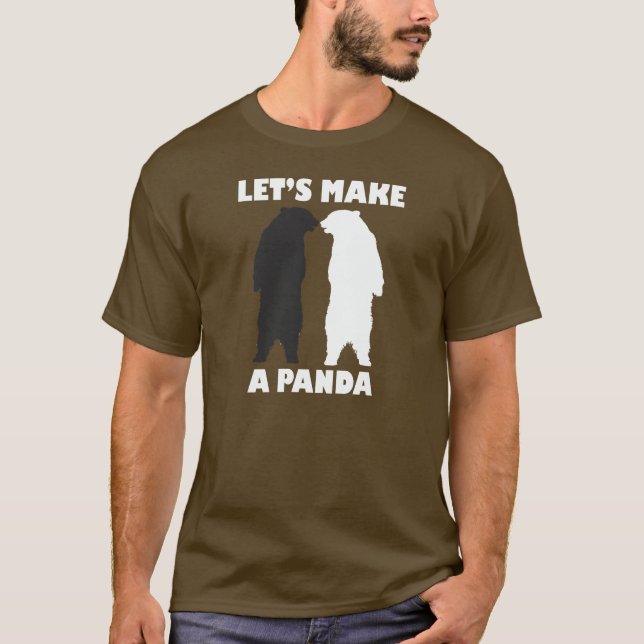T-SHIRT L'OURS BLANC D'OURS NOIR, A LAISSÉ LES USA FAIRE (Devant)