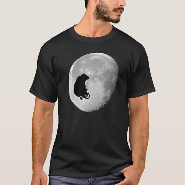 T-shirt L'ours dans la lune (Devant)