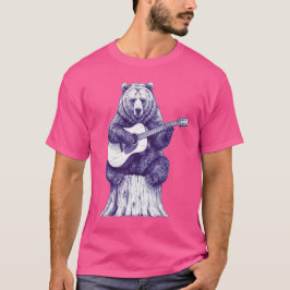 T-shirt L'Ours De Balladins Imprimer Quotidiennement