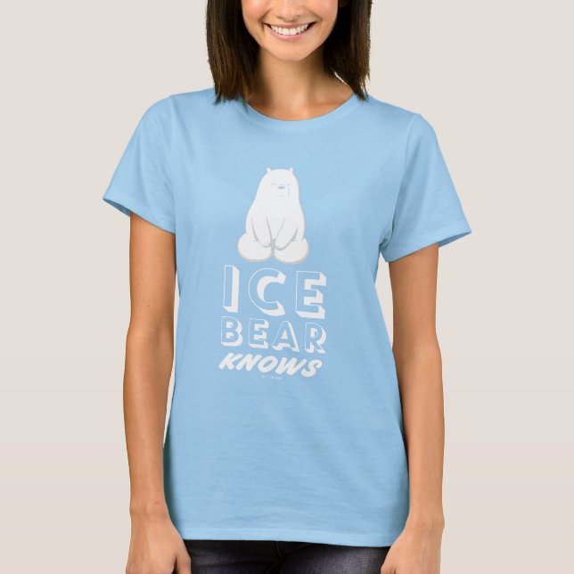T-shirt L'Ours De Glace Connaît (Devant)