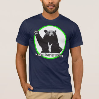 T-shirt L'ours de ondulation ondule
