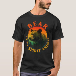 T-shirt L'ours est mon animal spirituel