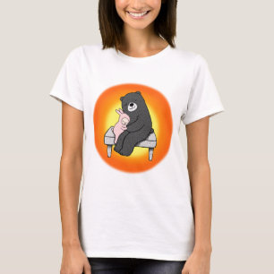 T-shirt L'ours et le lapin aiment les animaux mignons de