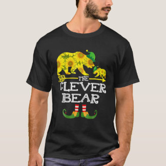 T-shirt L'ours intelligent Sunflower de tournesol drôle ca
