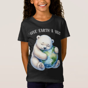 T-Shirt L'Ours Polaire jour des terres Donne À La Terre Un