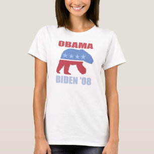 T-shirt L'Ours Polaire Obama Biden Longs Manches Femen Che