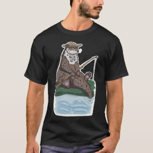 T-shirt Loutre de pêche