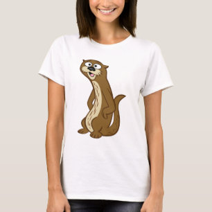 T-shirt Loutre de Rick   Reggie de garde forestière