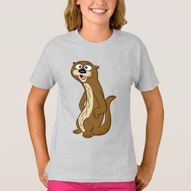 T-shirt Loutre de Rick | Reggie de garde forestière (Devant)