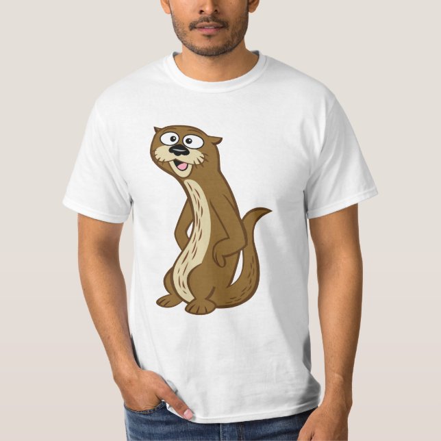 T-shirt Loutre de Rick | Reggie de garde forestière (Devant)