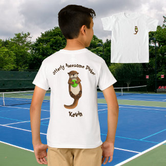 T-shirt Loutre incroyablement géniale de pickleball