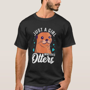 T-shirt Loutre pour loutre de mer furet poisson loutre ani